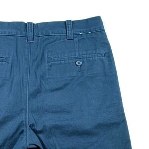 J. Crew Gramercy Mens Chino Shorts 29 Dark Teal Blue 100% Cotton Golf‎ Summer